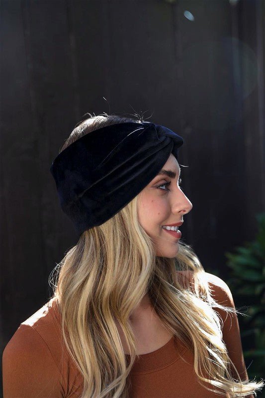 Traveling Gypsy Super Soft Twisted Velvet Headbands - ivyandlavyboutique Leto Accessories