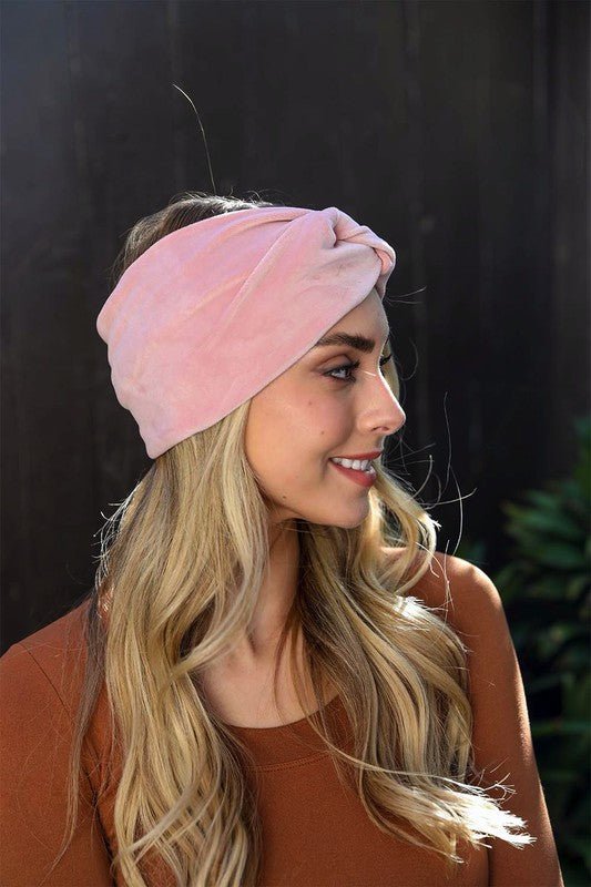 Traveling Gypsy Super Soft Twisted Velvet Headbands - ivyandlavyboutique Leto Accessories