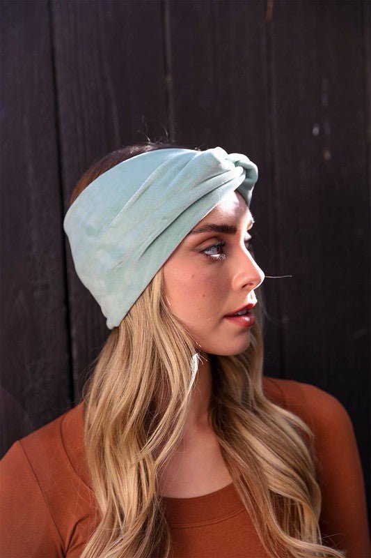 Traveling Gypsy Super Soft Twisted Velvet Headbands - ivyandlavyboutique Leto Accessories