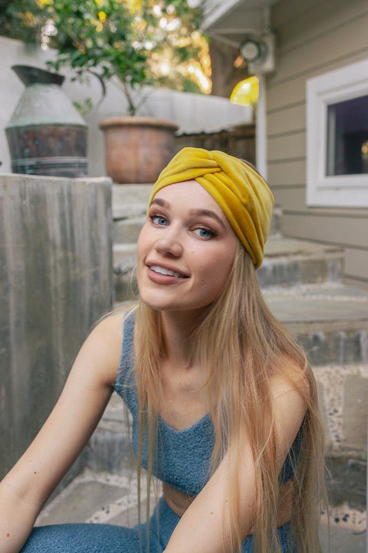 Traveling Gypsy Super Soft Twisted Velvet Headbands - ivyandlavyboutique Leto Accessories