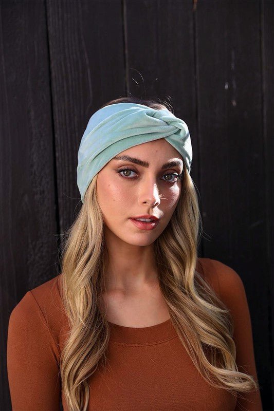 Traveling Gypsy Super Soft Twisted Velvet Headbands - ivyandlavyboutique Leto Accessories