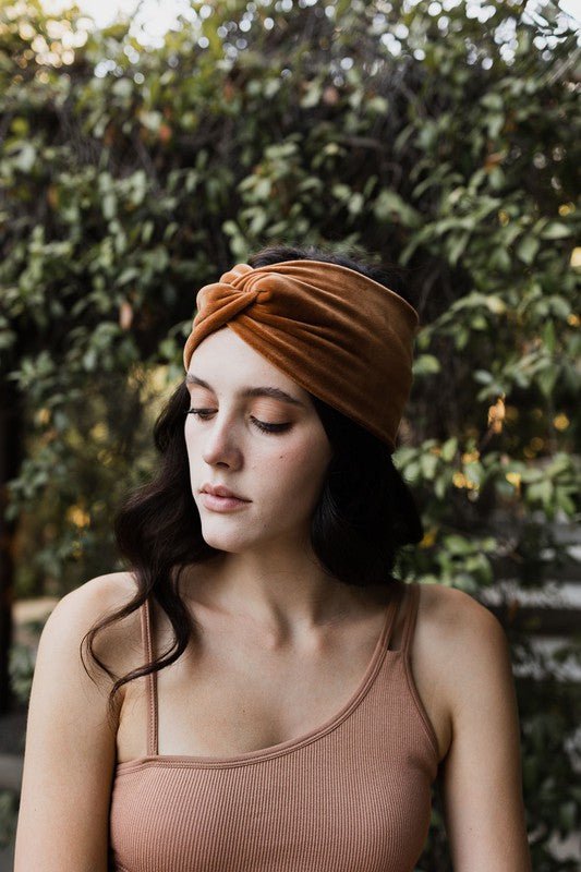 Traveling Gypsy Super Soft Twisted Velvet Headbands - ivyandlavyboutique Leto Accessories