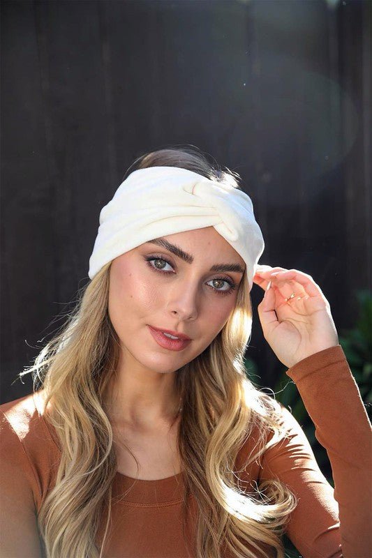 Traveling Gypsy Super Soft Twisted Velvet Headbands - ivyandlavyboutique Leto Accessories