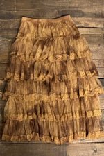 True Romance Skirt in Chocolate - ivyandlavyboutique Jaded Gypsy