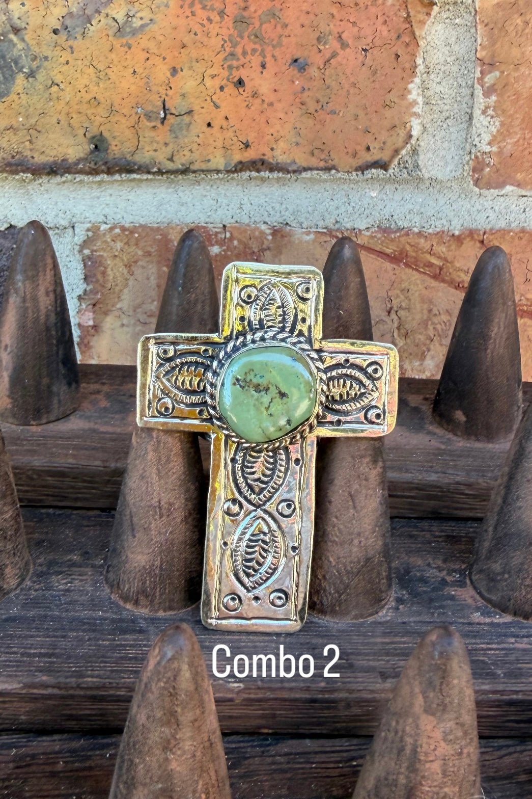 Turquoise Cross Ring - ivyandlavyboutique ivyandlavyboutique