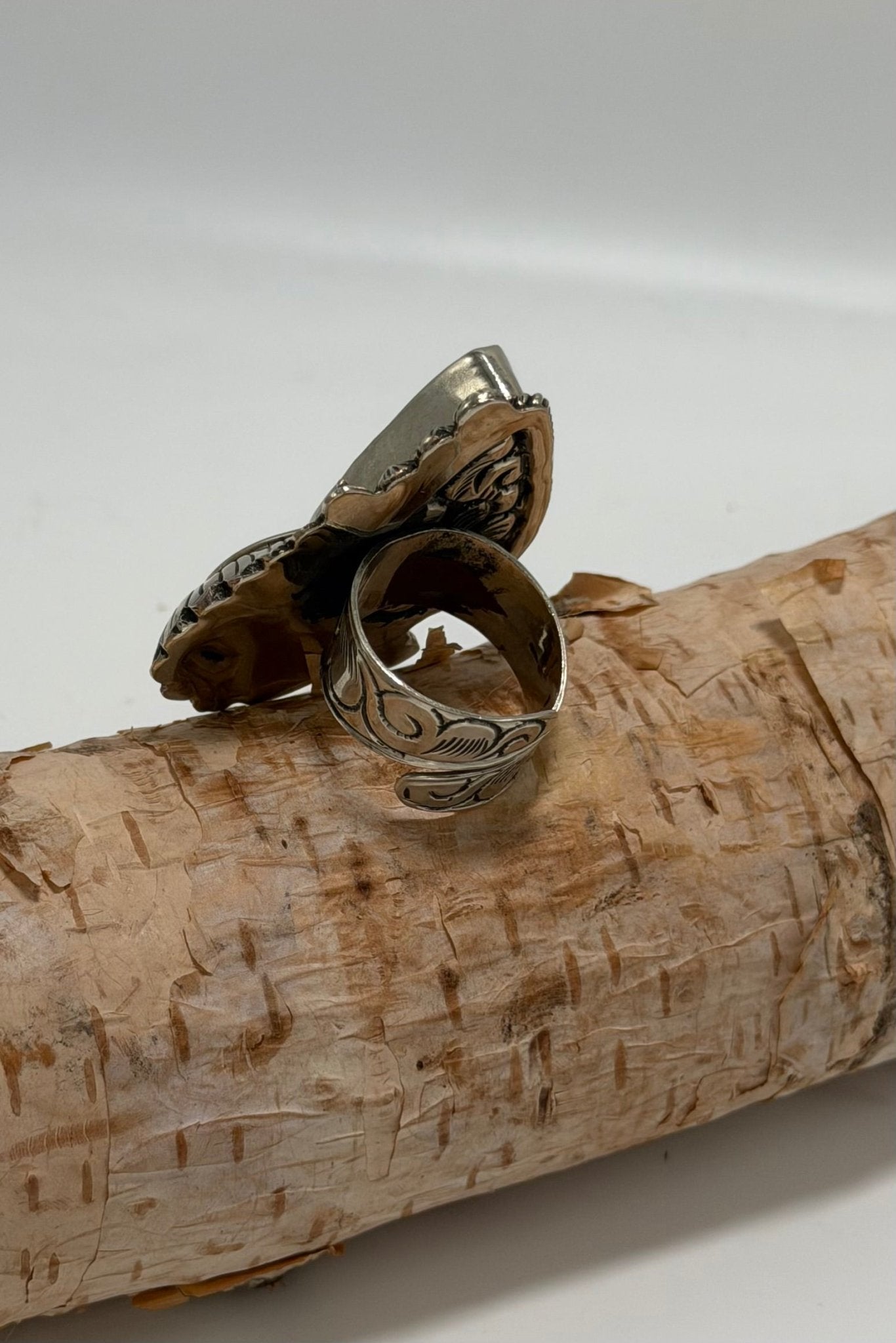 Turquoise Leaf Teardrop Ring - ivyandlavyboutique ivyandlavyboutique