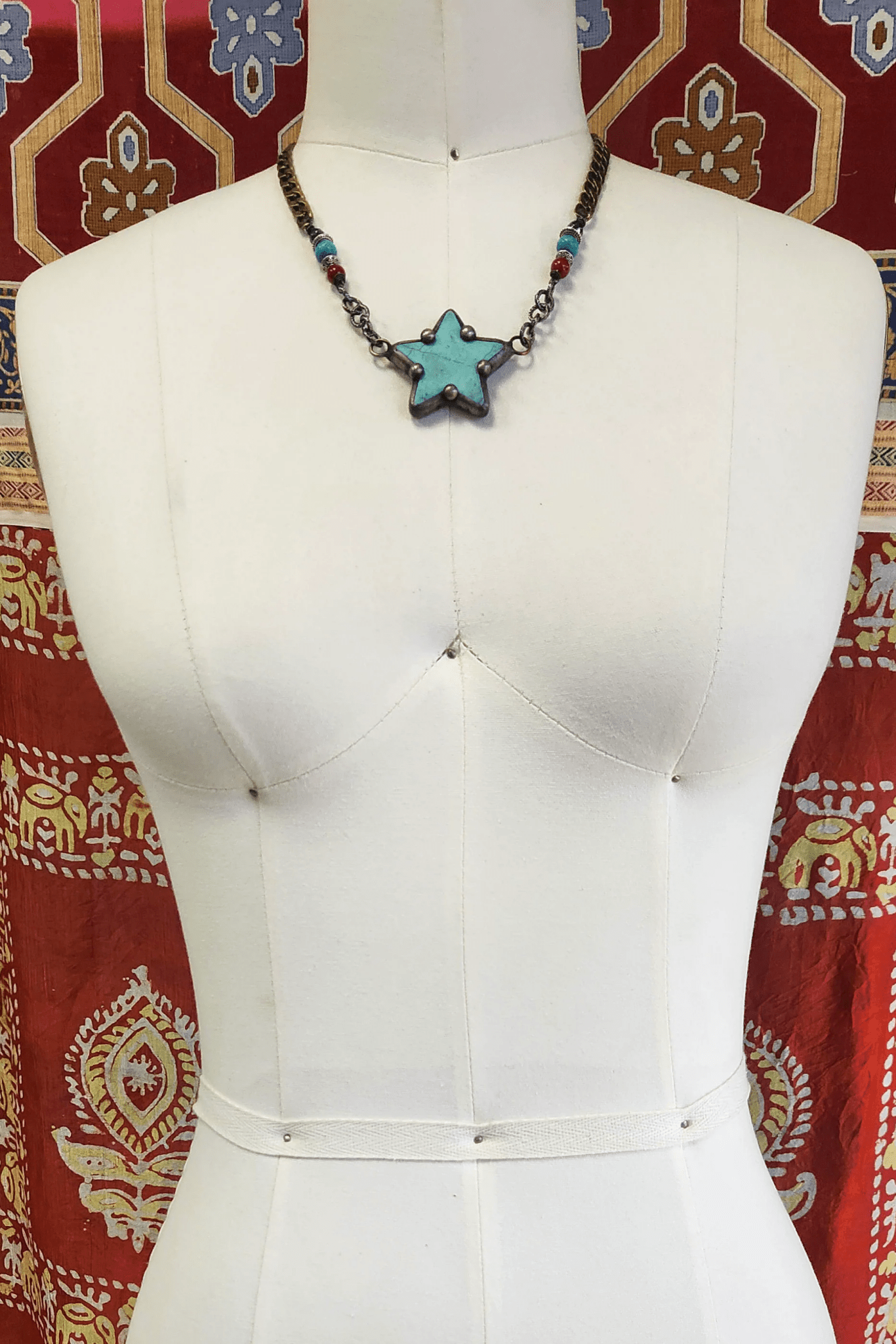 Turquoise Star Choker Necklace - ivyandlavyboutique Spirit Lala