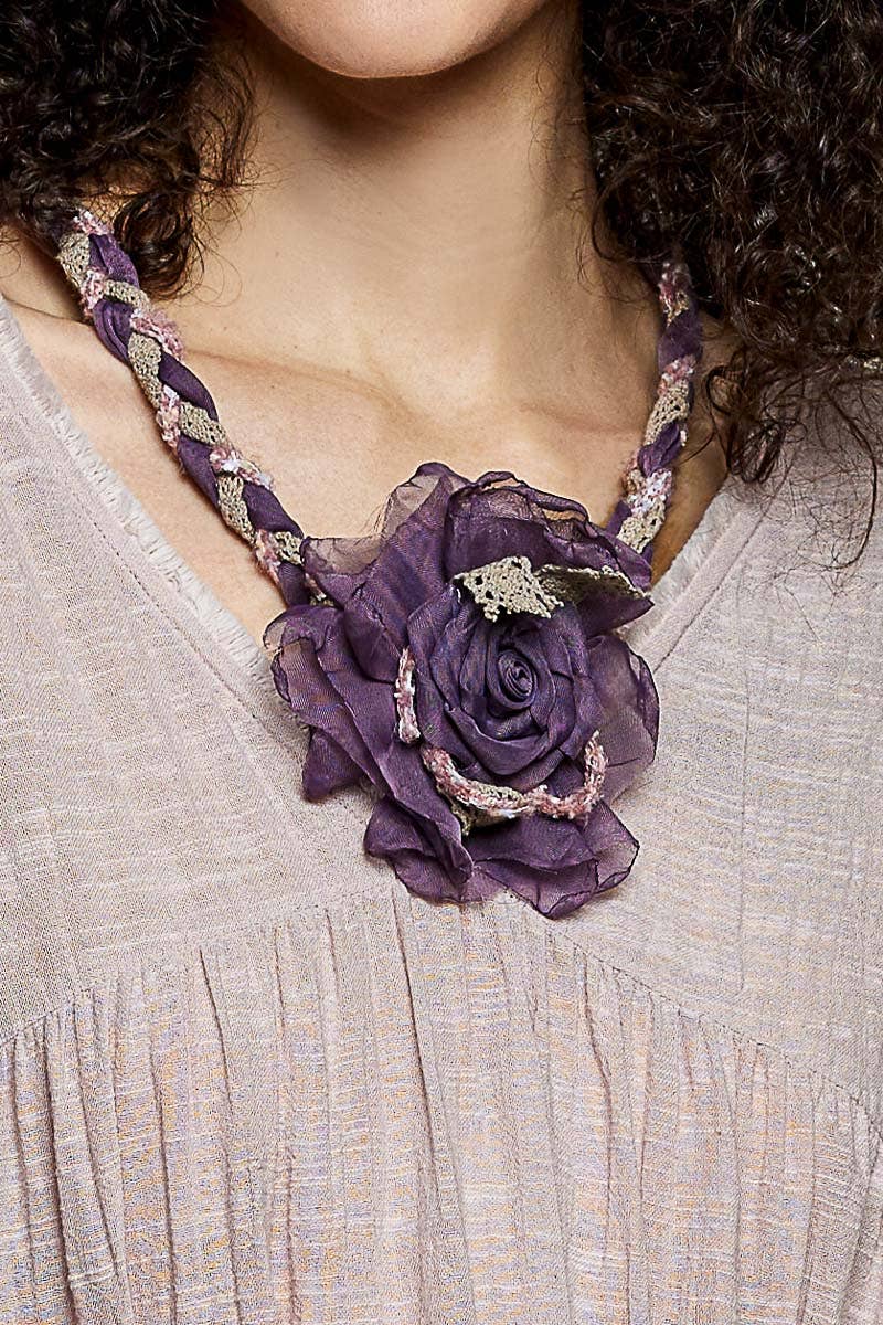 Unique Handmade Crochet Flower Belt - ivyandlavyboutique Pol Clothing