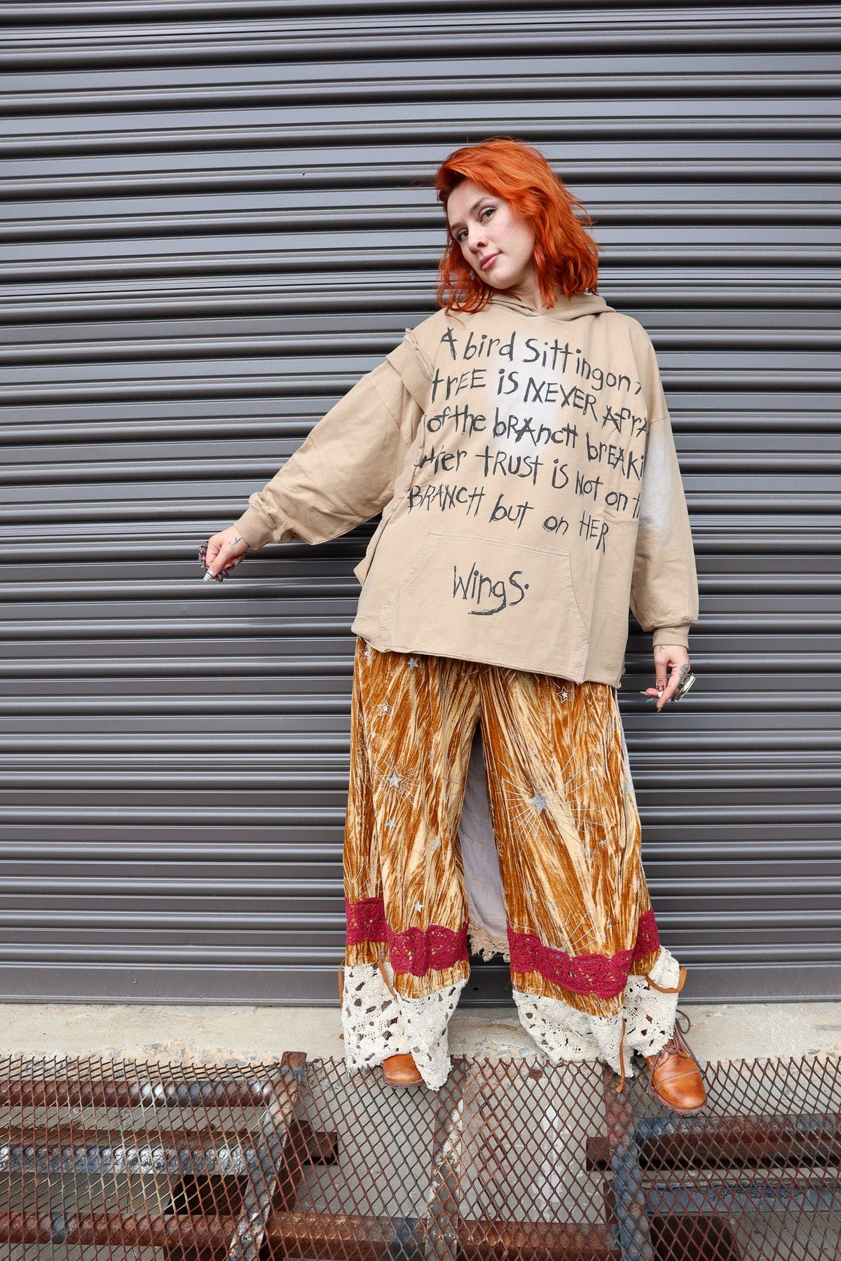 Velvet Gold Pantaloons - ivyandlavyboutique A Rare Bird Shop