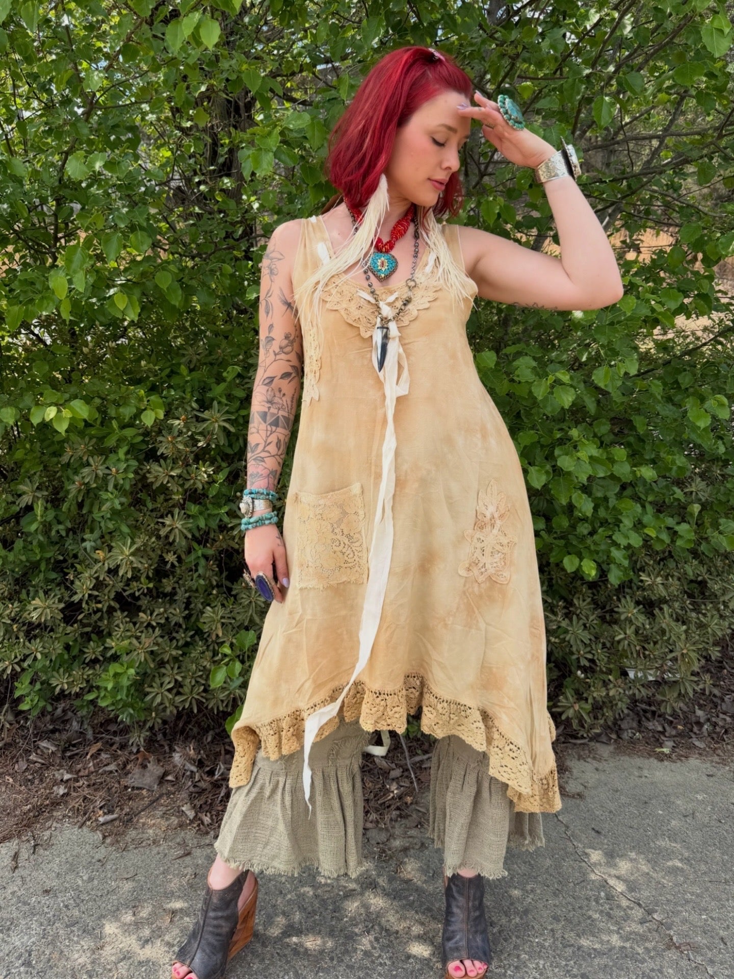 Wandering Spirit Dress - ivyandlavyboutique Jaded Gypsy