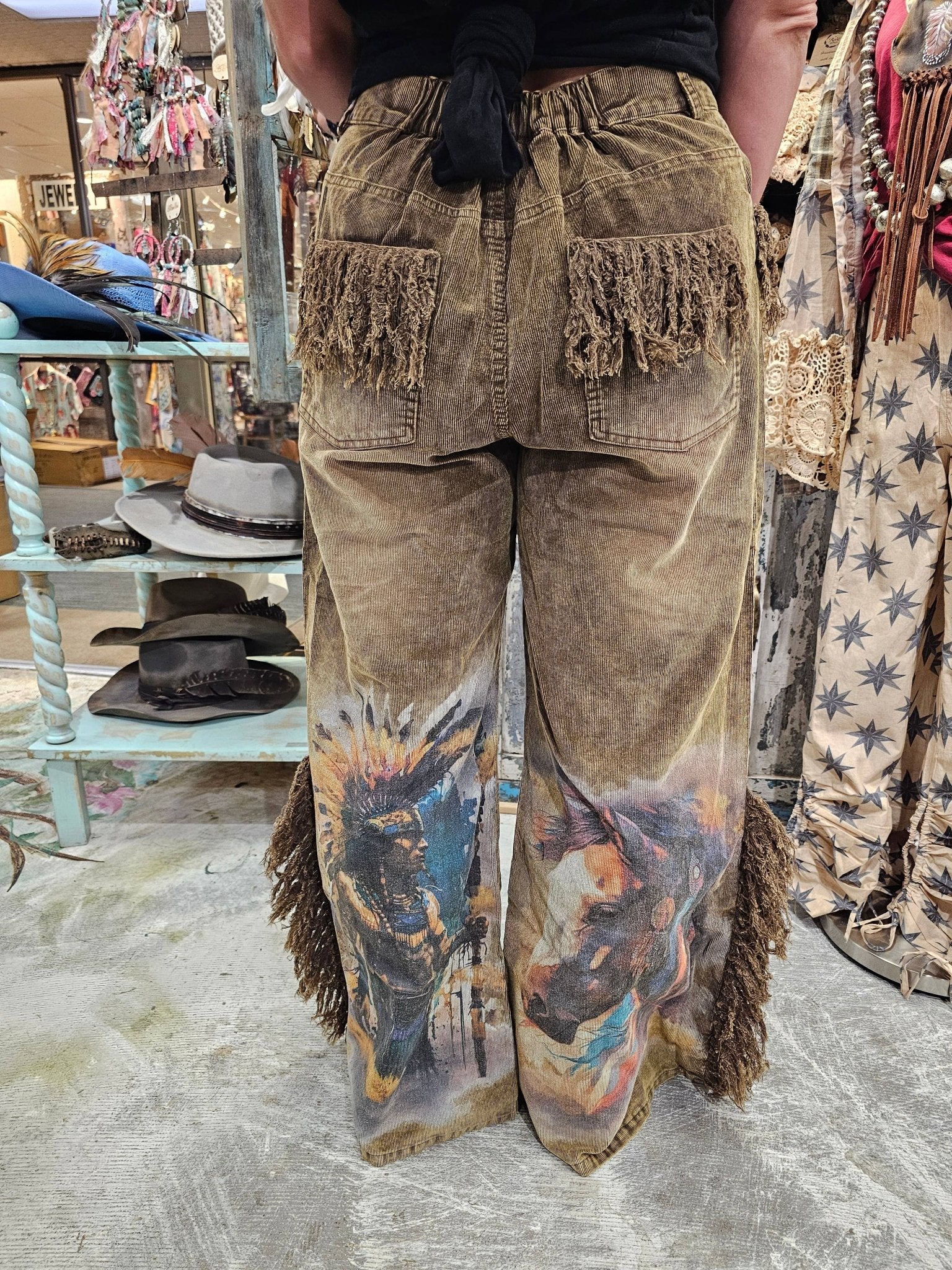 Warrior Cord Jeans - ivyandlavyboutique A Rare Bird Shop