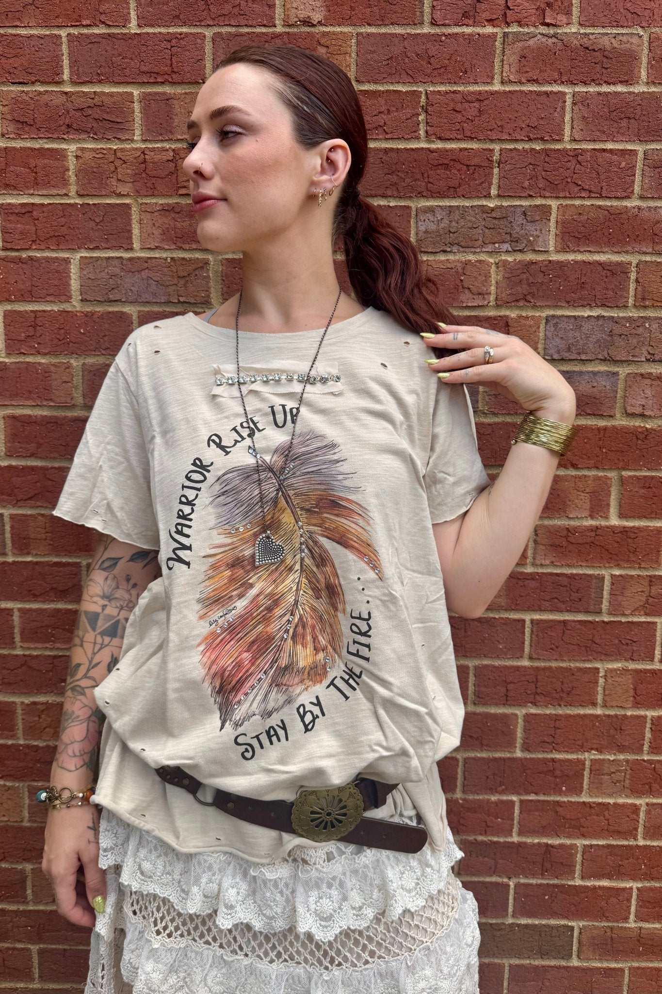 Warrior Rise Up - ivyandlavyboutique A Rare Bird Shop