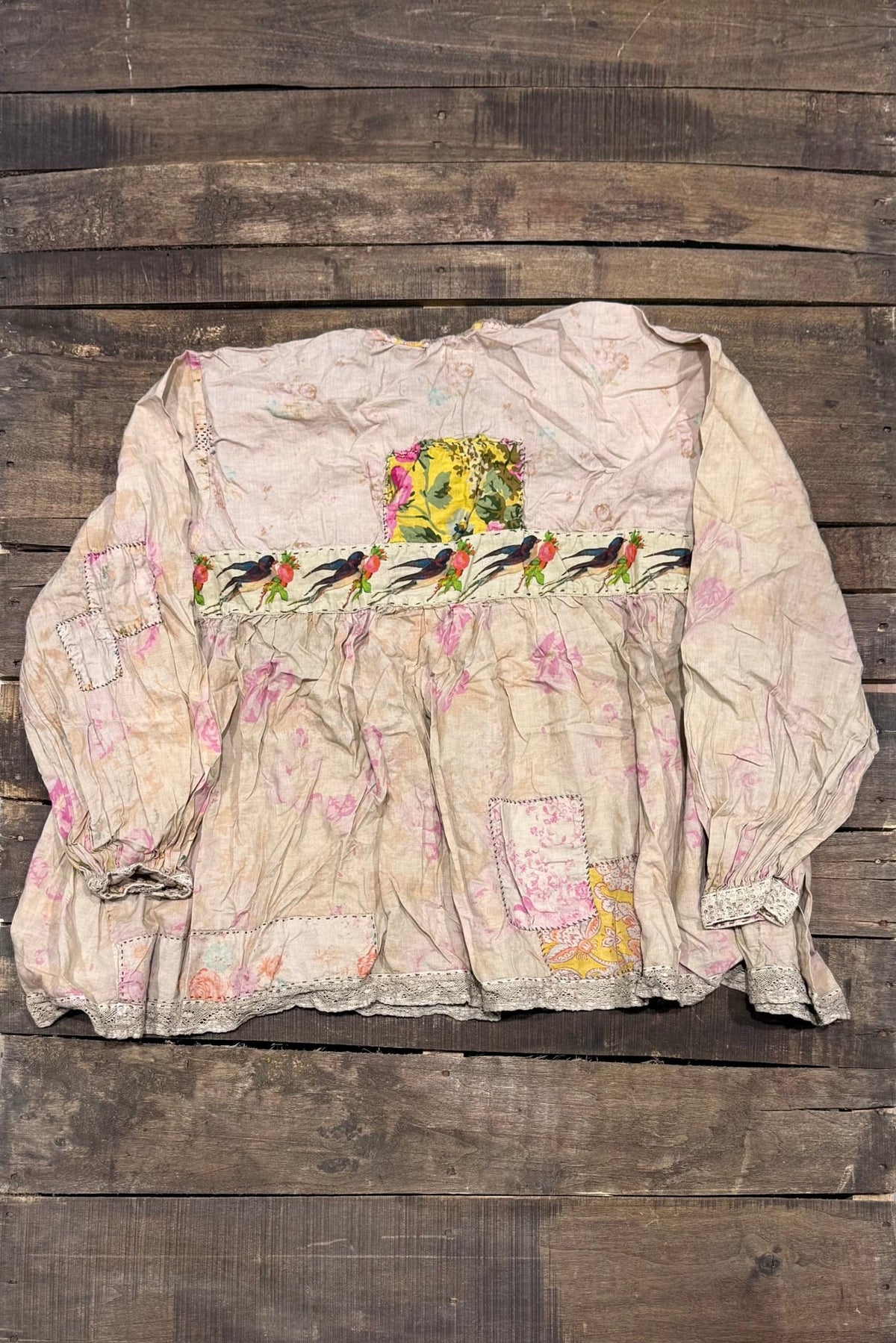 Weathered Wildflower Top - ivyandlavyboutique Jaded Gypsy