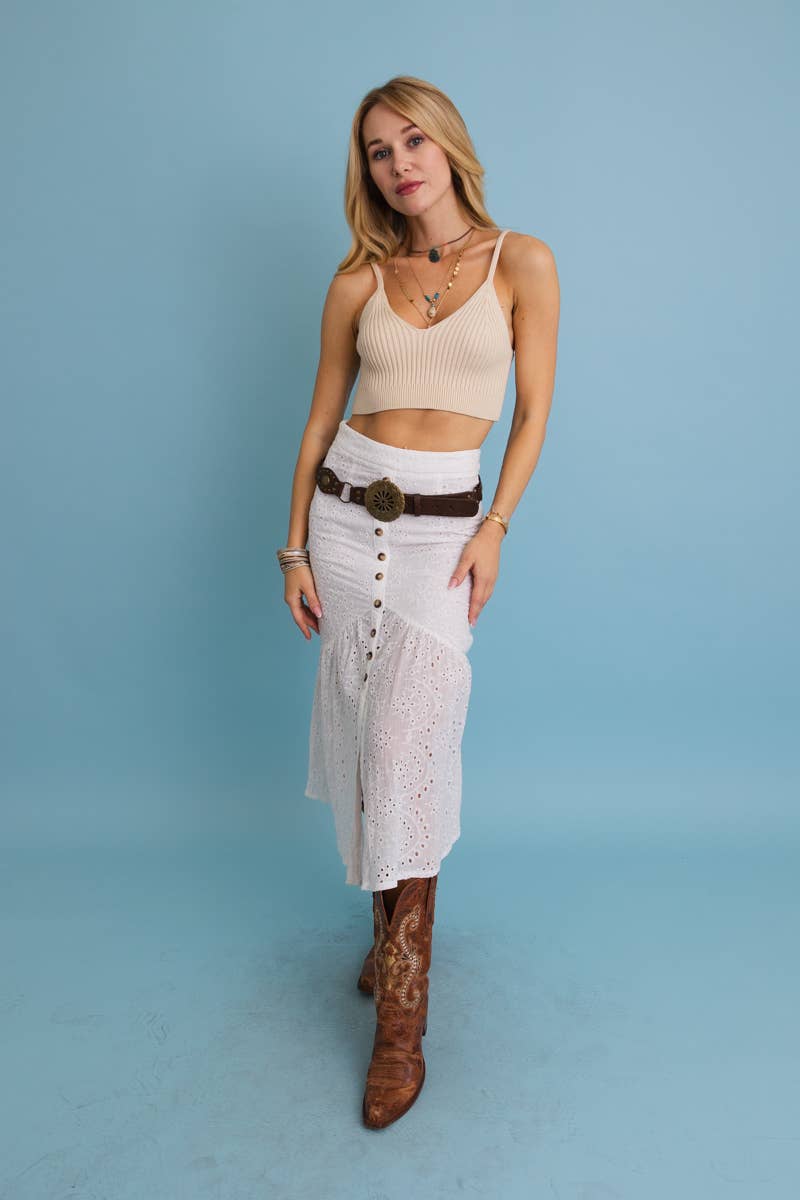 Western Concho Medallion Belt with Antiqued Metal Accents - ivyandlavyboutique Leto Accessories