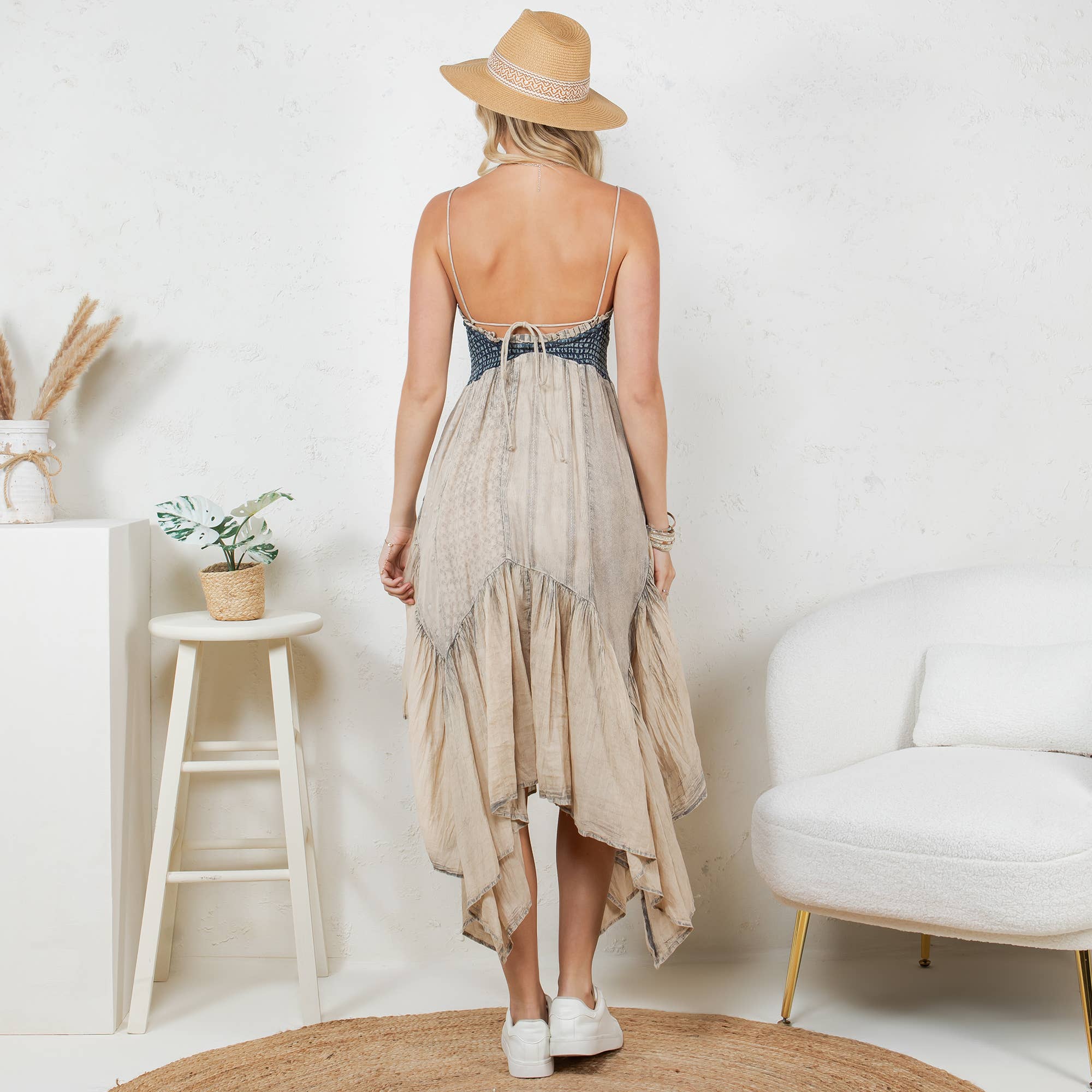 Western Handkerchief Dress - ivyandlavyboutique Young Threads