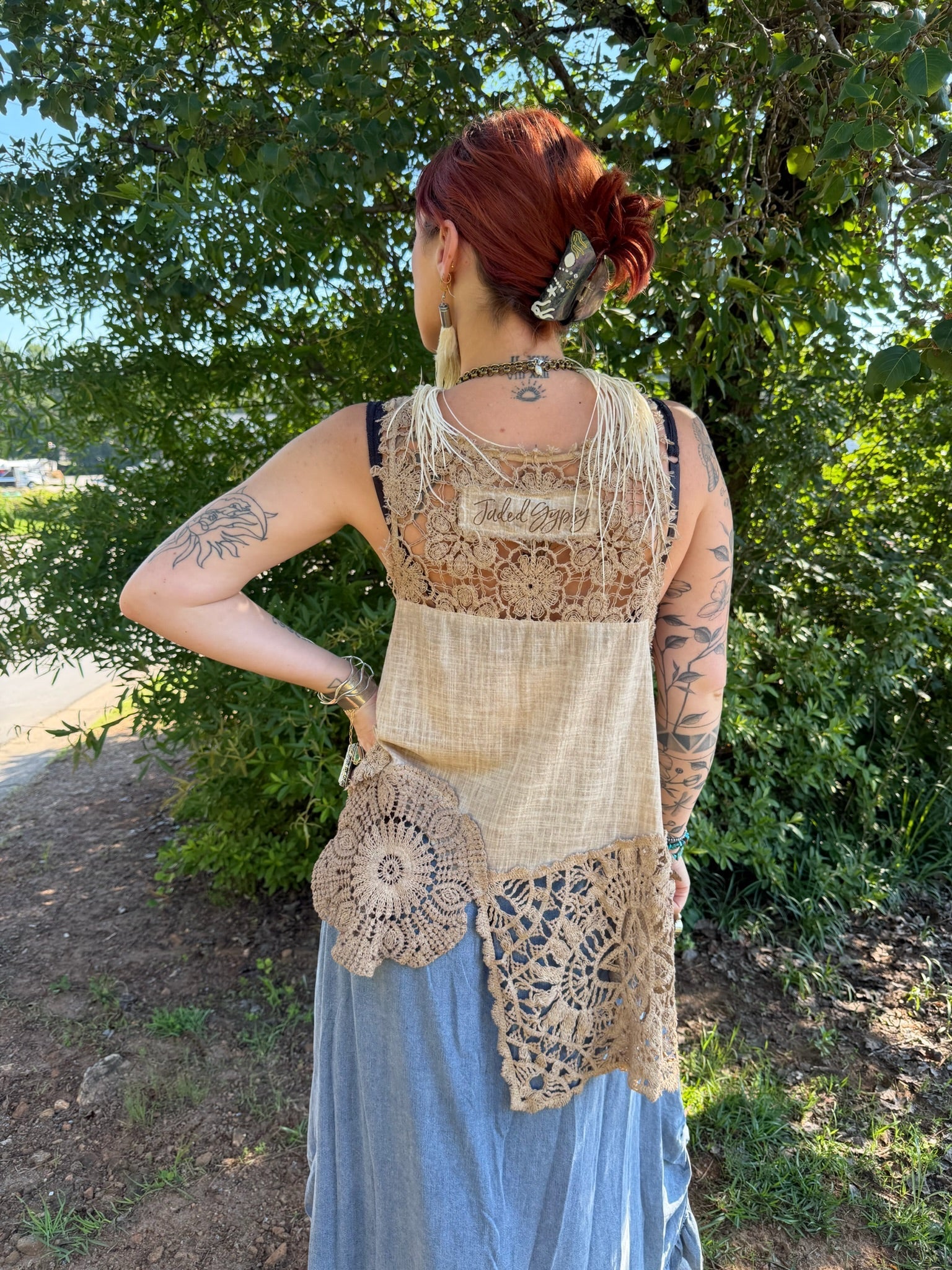 Whisper Of Lace Tank - ivyandlavyboutique Jaded Gypsy