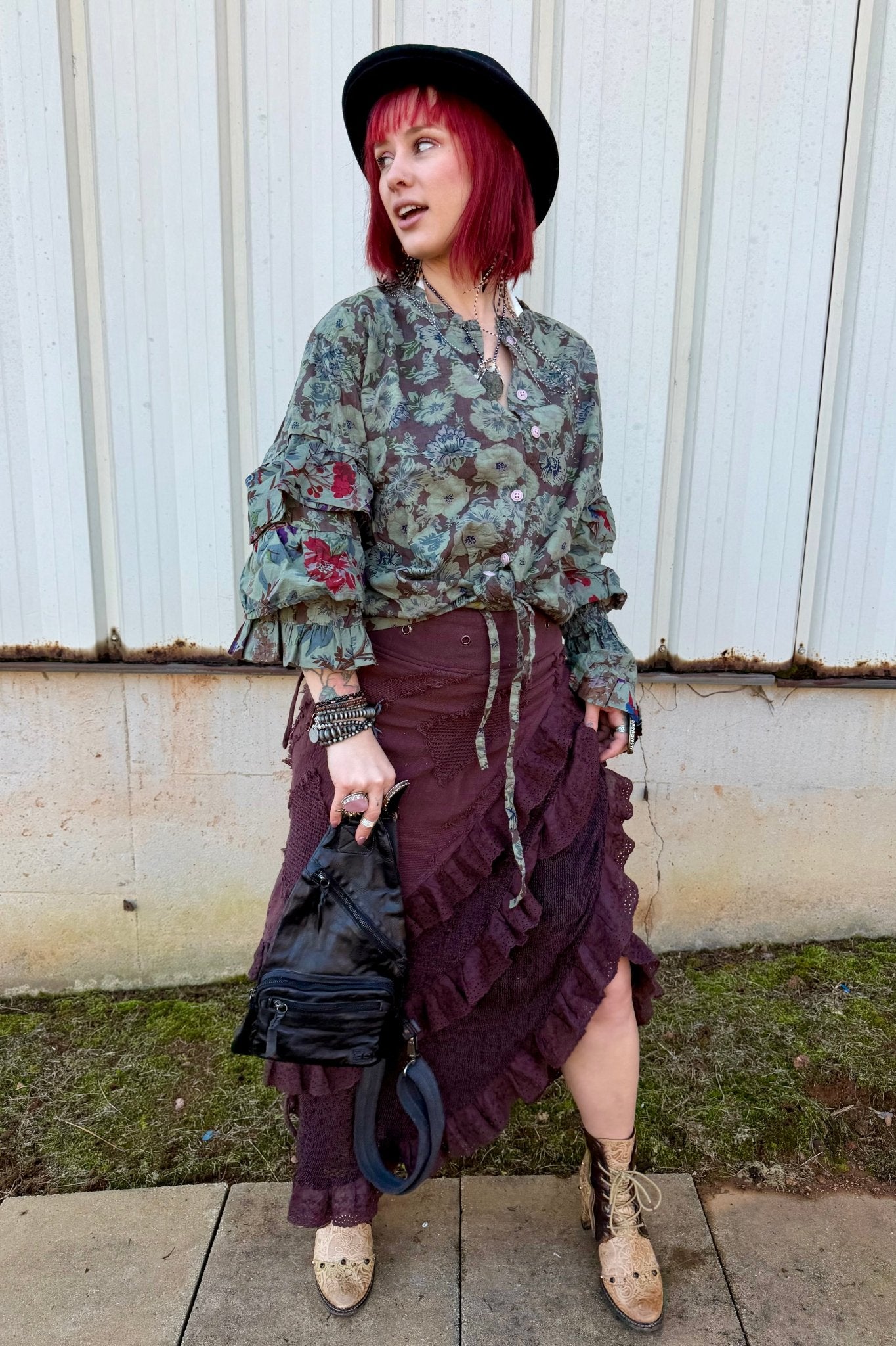 Whispering Hour Wrap Skirt - ivyandlavyboutique Jaded Gypsy