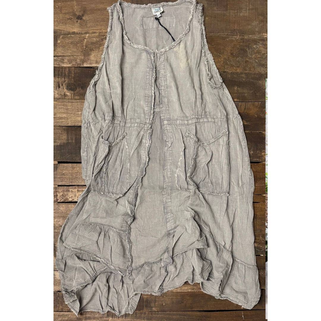 Whispervine Vest: ONE SIZE - ivyandlavyboutique Jaded Gypsy