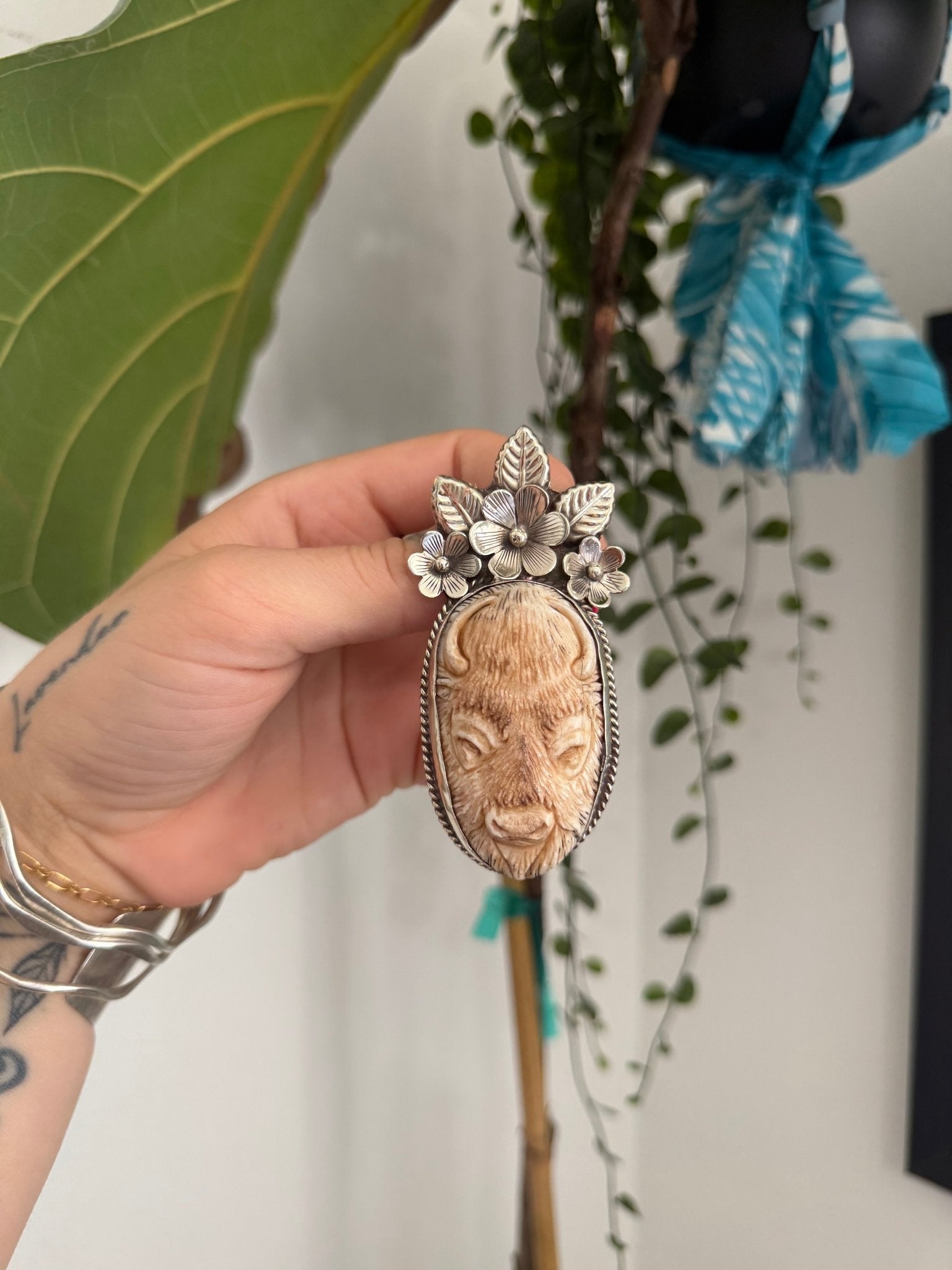 Wild Buffalo Statement Handmade Necklace - ivyandlavyboutique ivyandlavyboutique