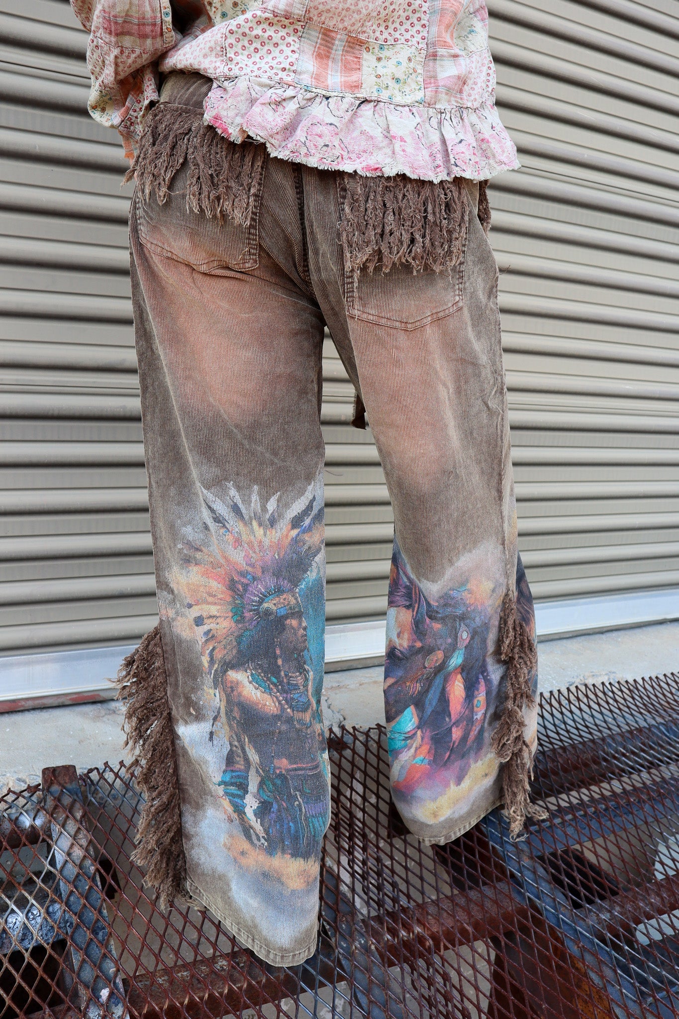 Wild West Warrior Cord Jeans - ivyandlavyboutique A Rare Bird Shop