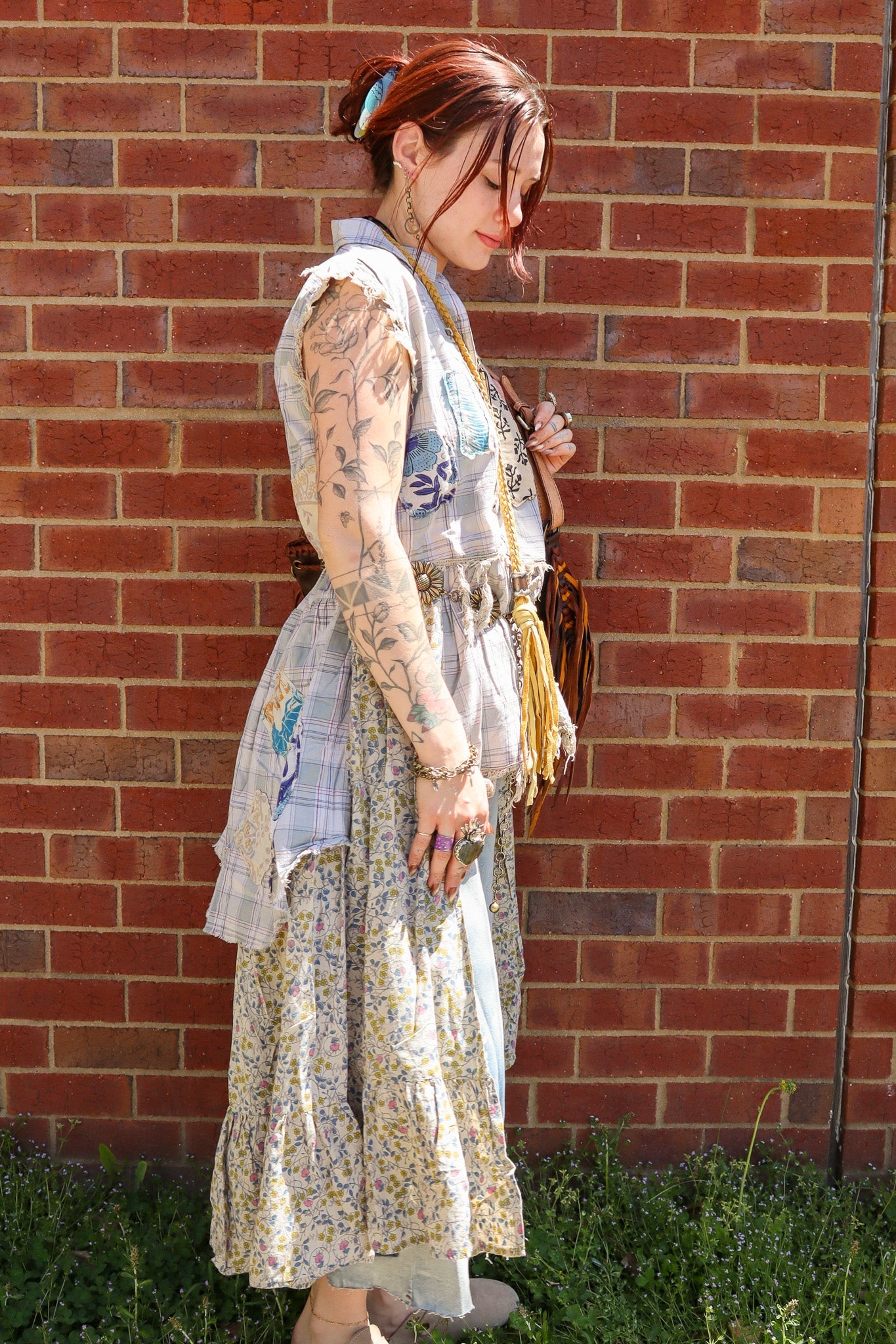 Woodland Meadows Duster Hi Lo Vest - ivyandlavyboutique Jaded Gypsy