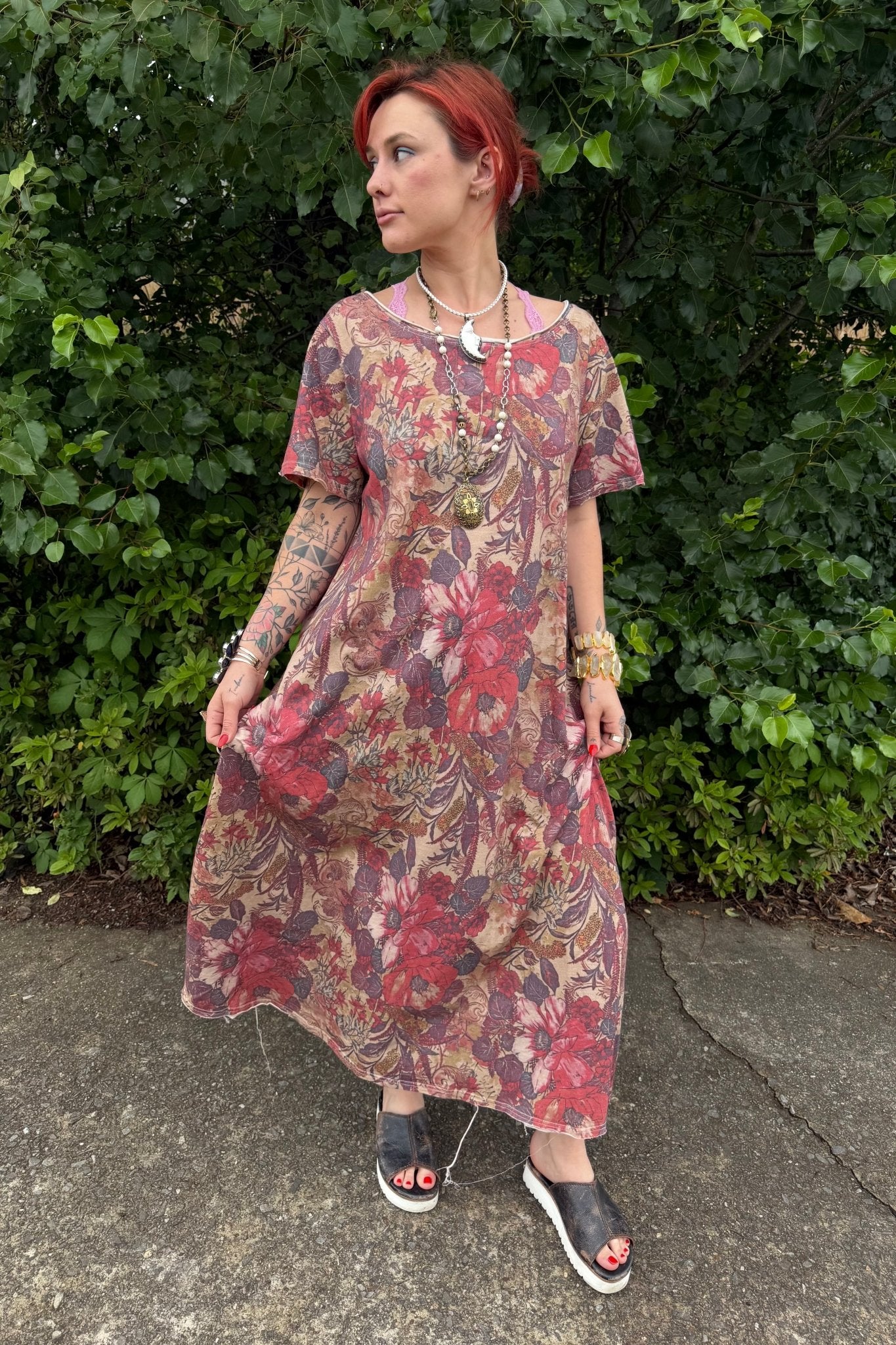 Woodland Meadows Weekend Wanderer Dress - ivyandlavyboutique Jaded Gypsy