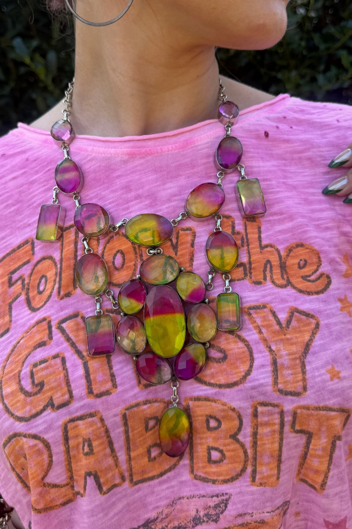 Worn and Weathered Tee - Gypsy Rabbit - ivyandlavyboutique Jaded Gypsy