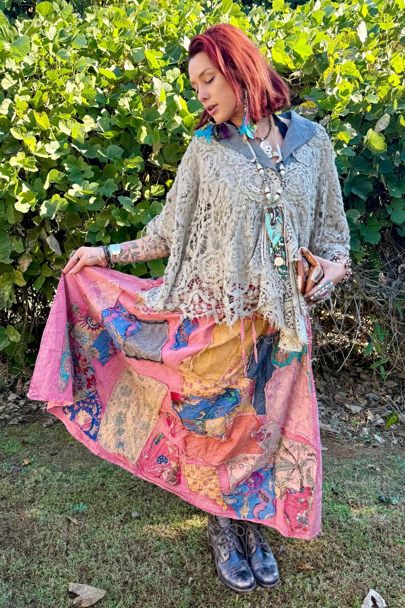 X & Os OOAK Necklace - ivyandlavyboutique A Rare Bird Shop