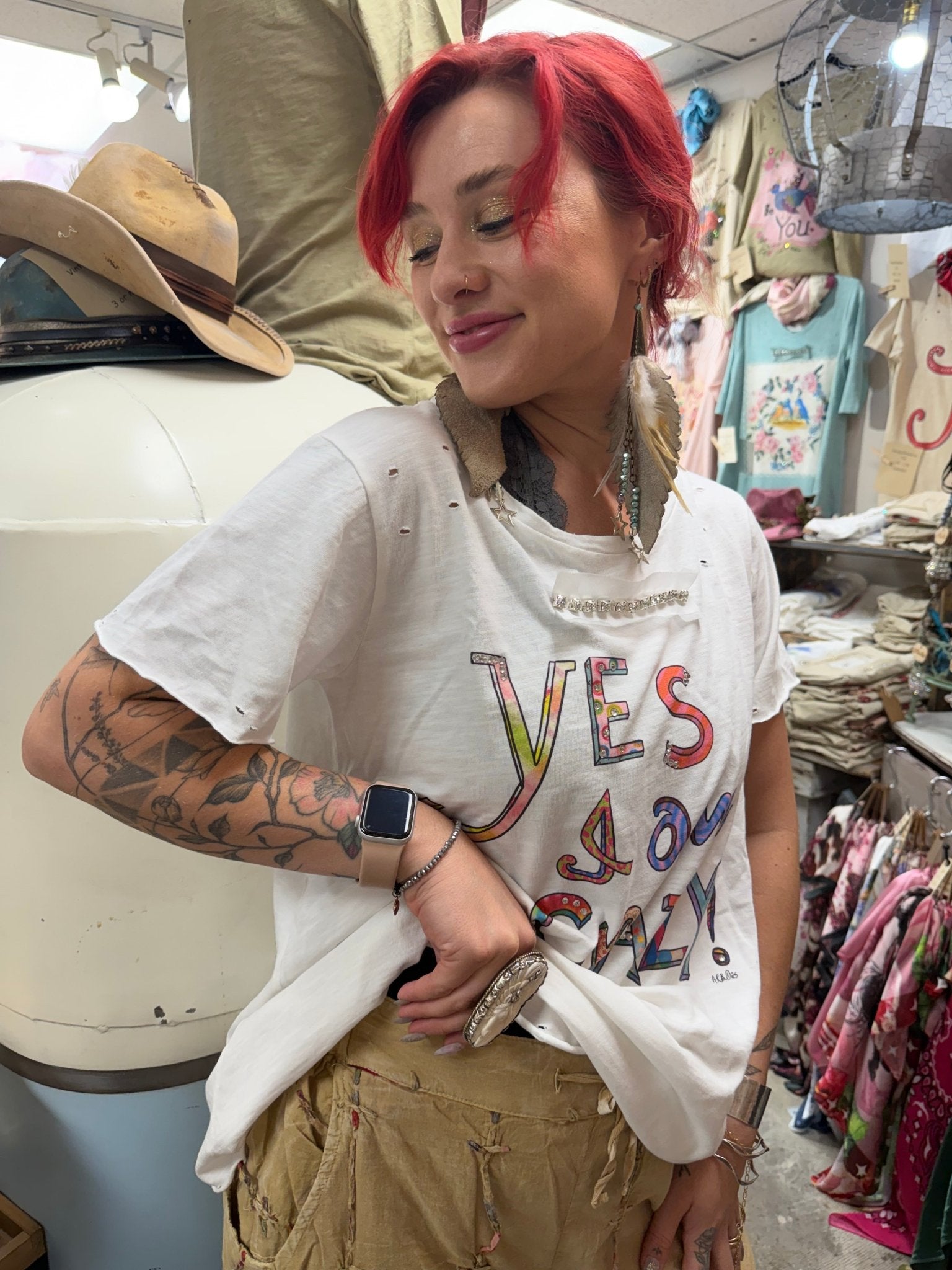 Yes I Am Crazy - ivyandlavyboutique A Rare Bird Shop