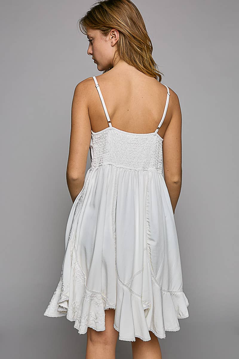Daisy May Square Neck Mini Tunic Dress