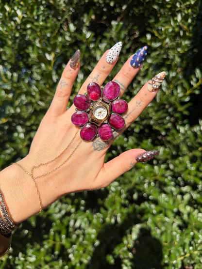 Half Past Agate Ring