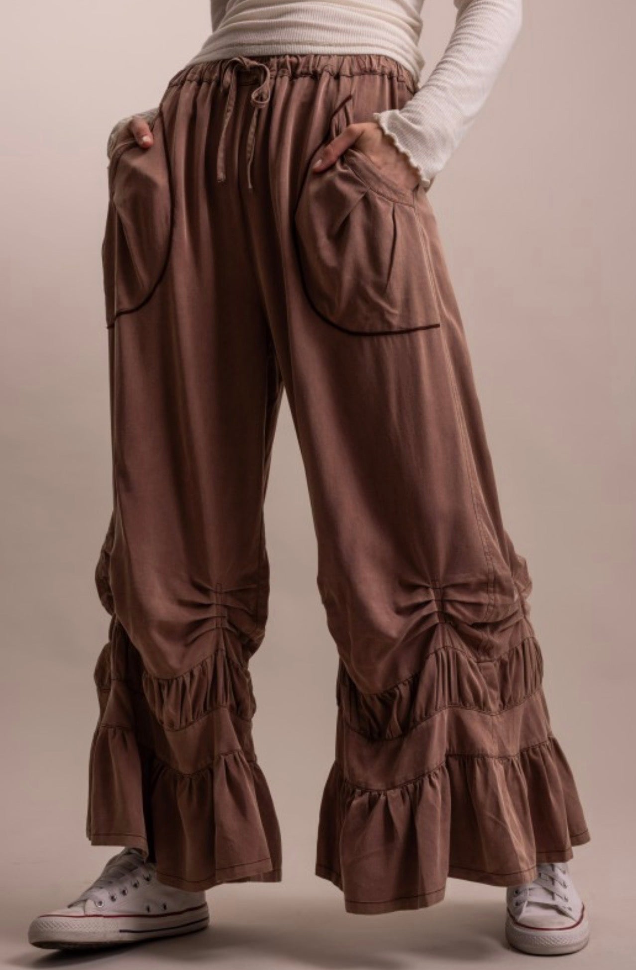 Stacy Crinkle Cinched Basic Bloomers