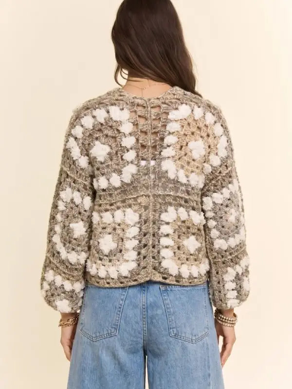 Cozy Wool Blend Knit Cardigan