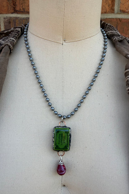 Sassy Mahjong Tile Necklace Style 10