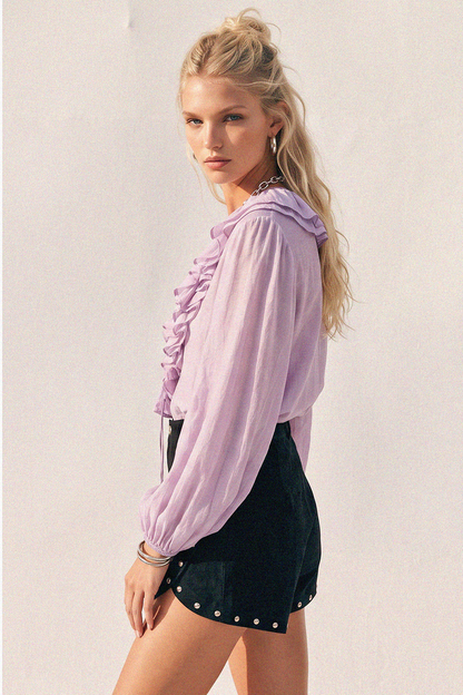 Bohemian Dreams Lilac Blouse