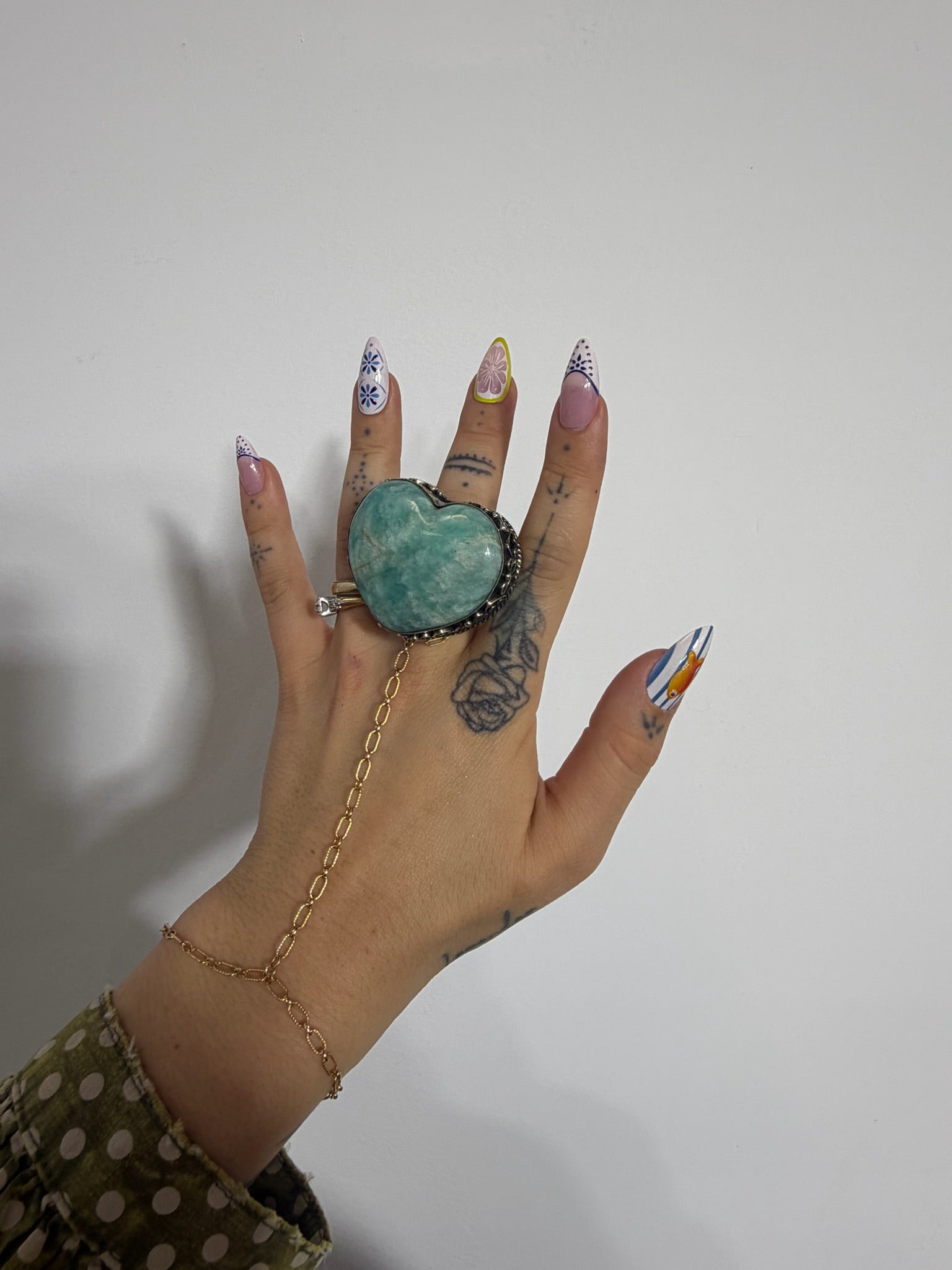 Blue Heart Ring
