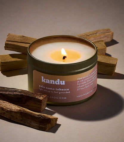 Palo Santo Tobacco 3oz Hand-Poured Soy Wax Candle