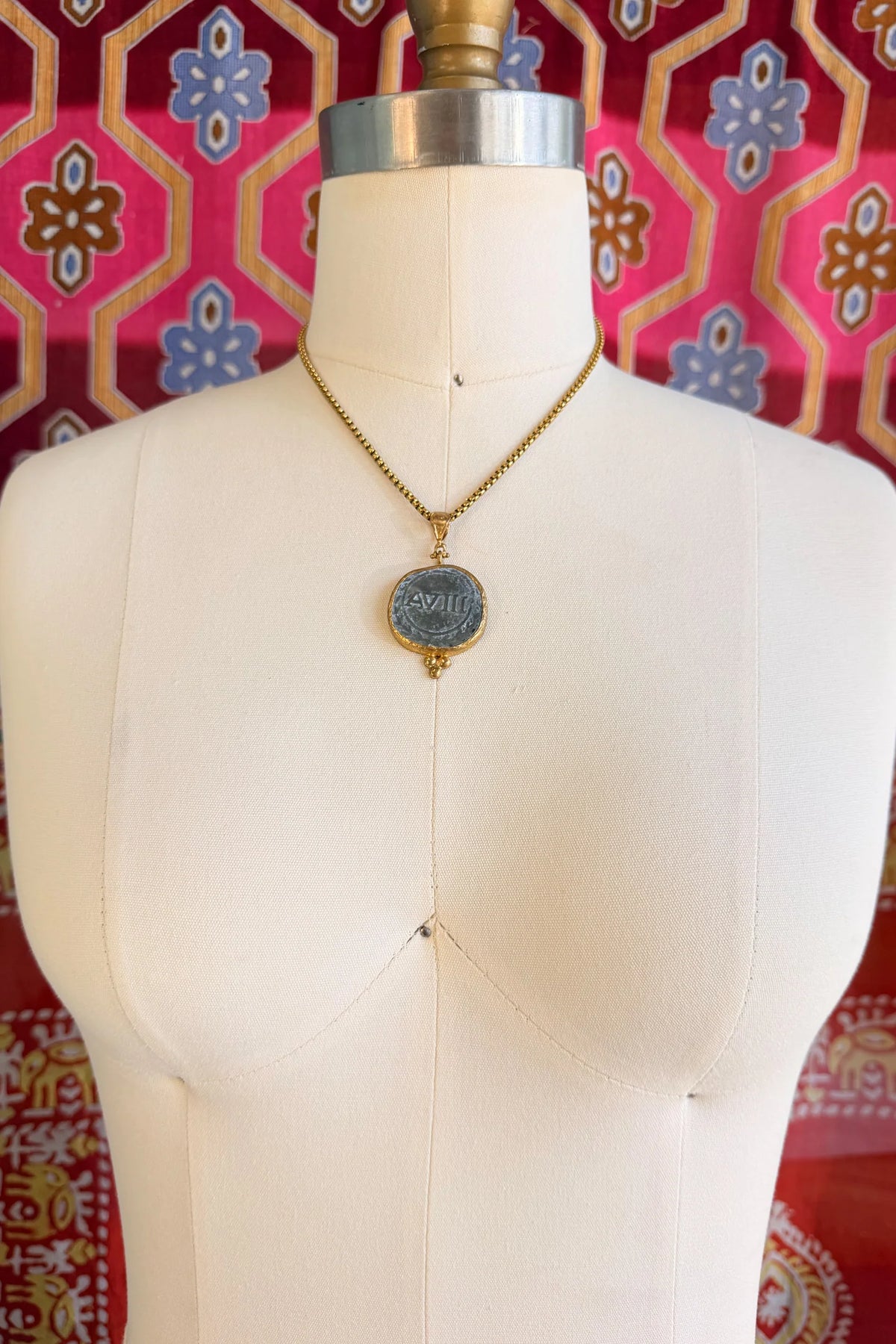 Brass Medallion Necklace