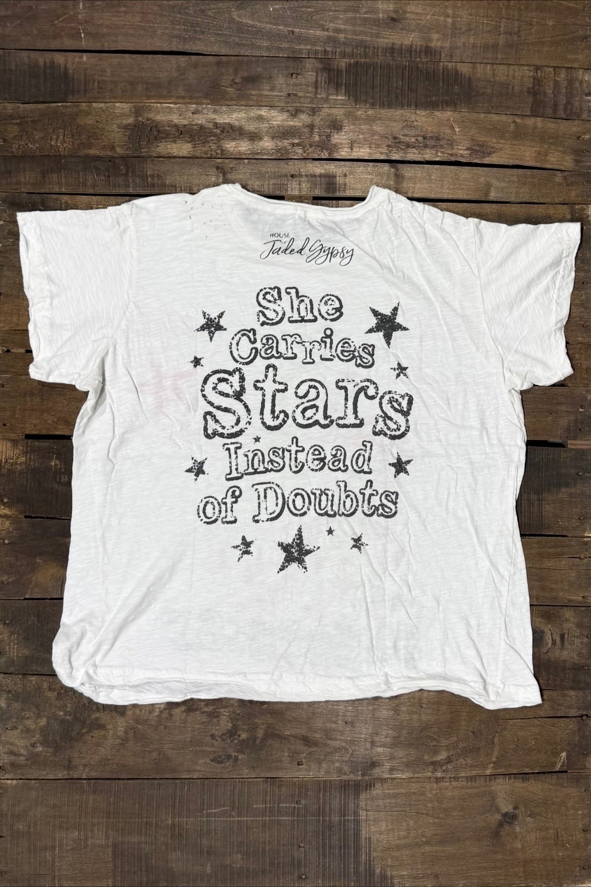 Worn and Weathered Tee -Superstar