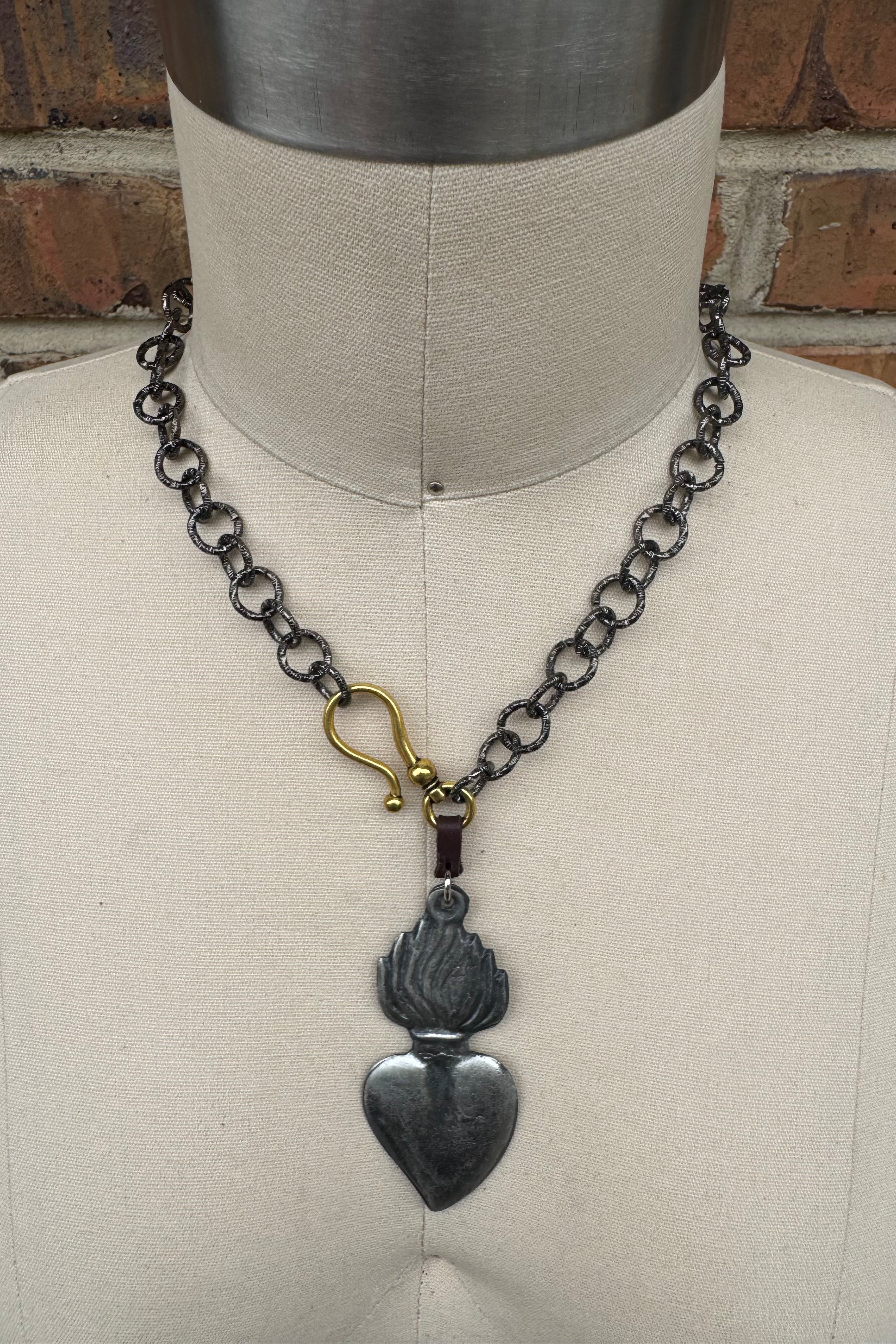 Heart on Fire Necklace
