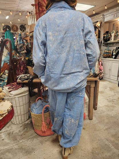 Blue Cross Sitch Genie Pant