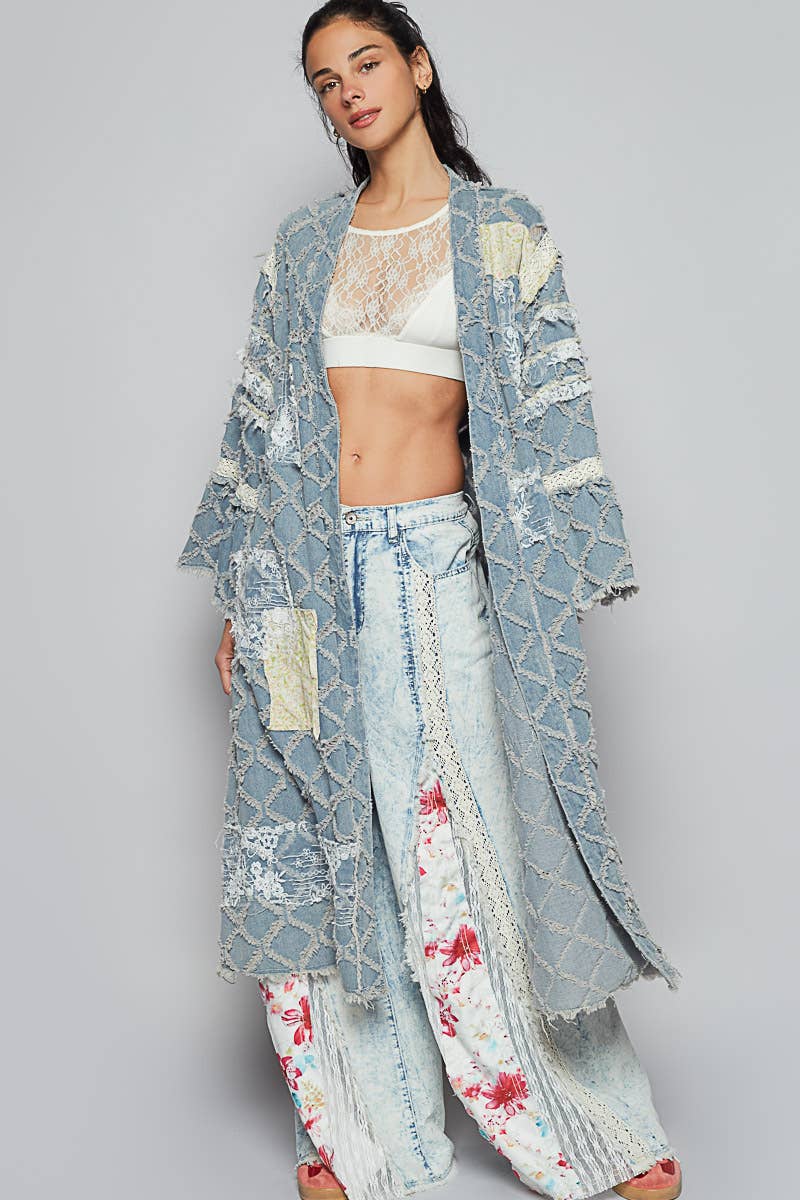 The Denim Dreamer Boho Kimono