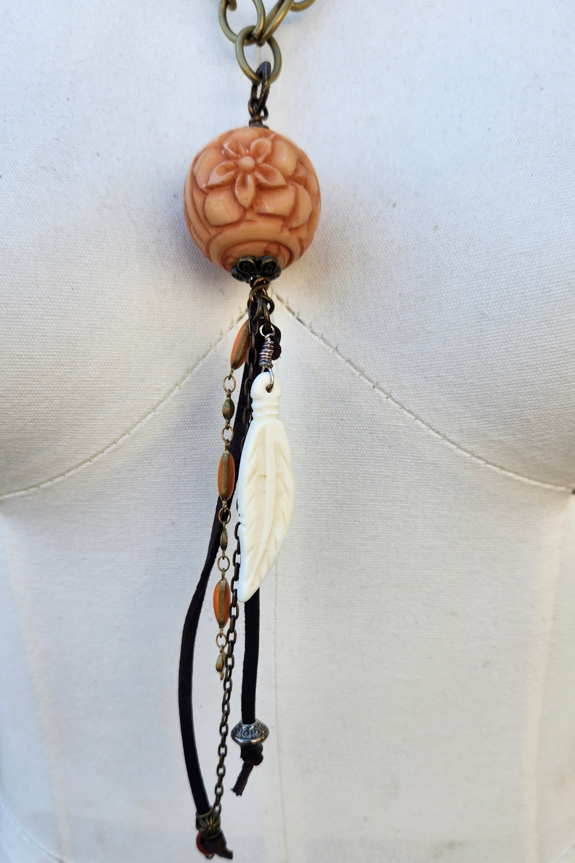 One of a Kind: Flower Ball Necklace