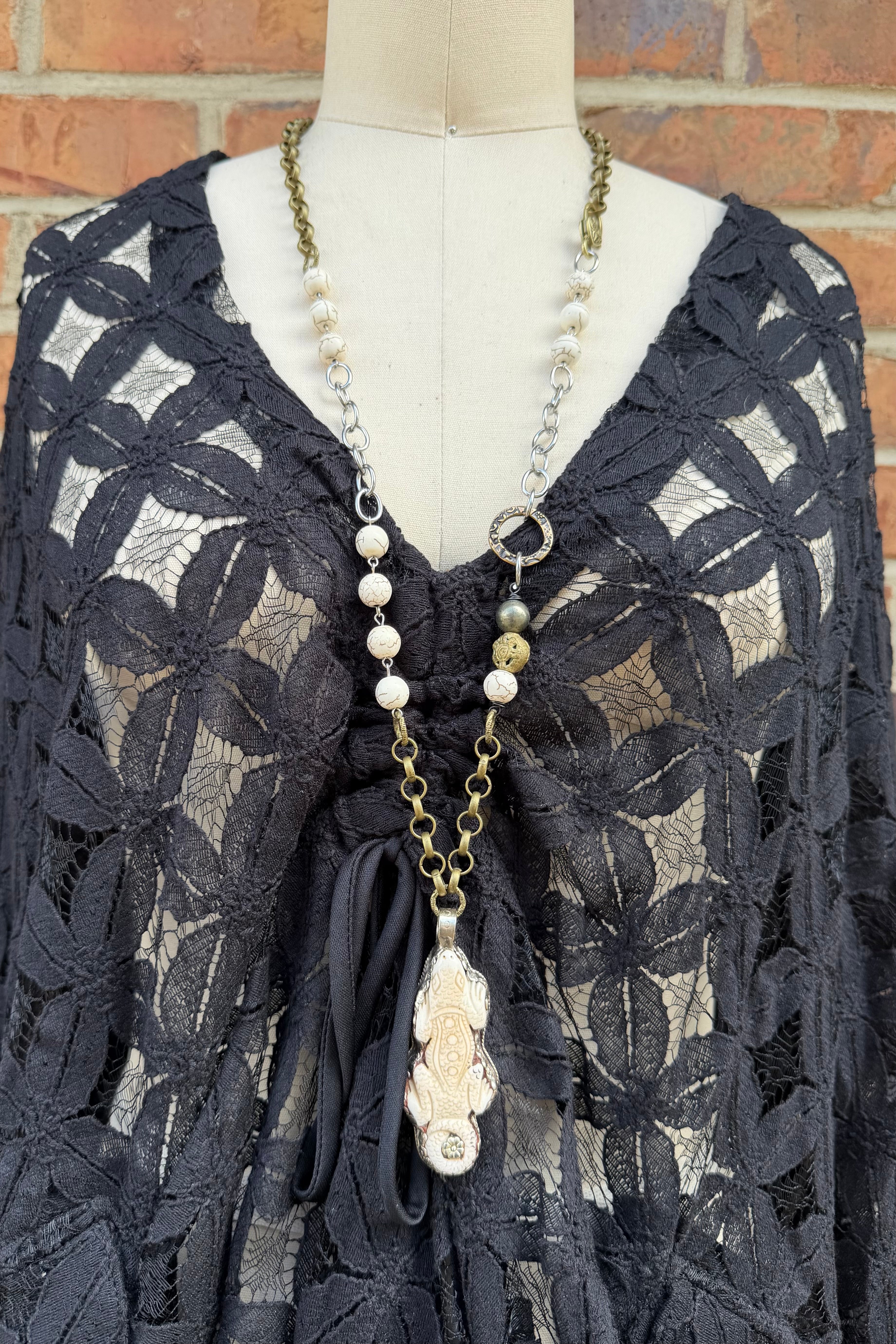 Leaping Lizards Necklace