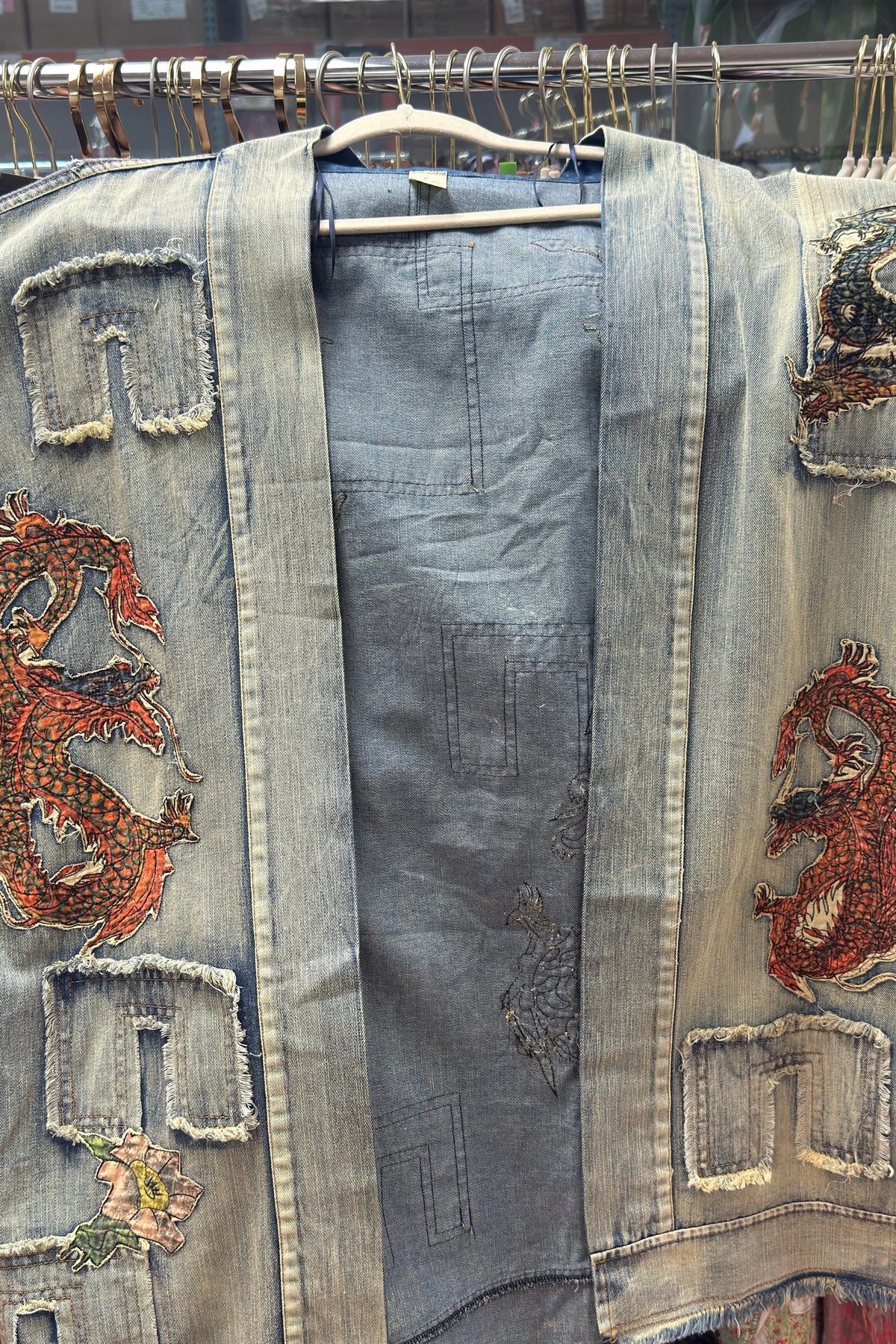 PREORDER - Breathing Fire Dragon Oversized Cardigan