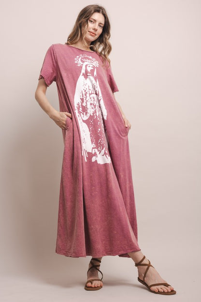 The Crown Of Mary Washed Long Dress