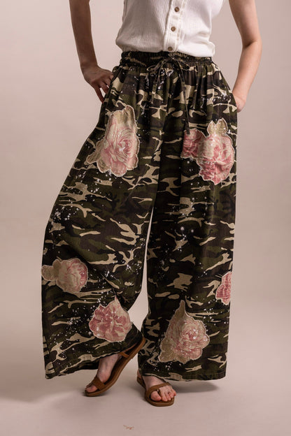 The Camo and Flower Pants
