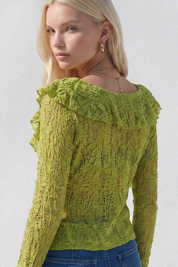 Boho Bliss Sheer Lace Top