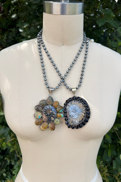 Fossil Mash Chunky Necklace