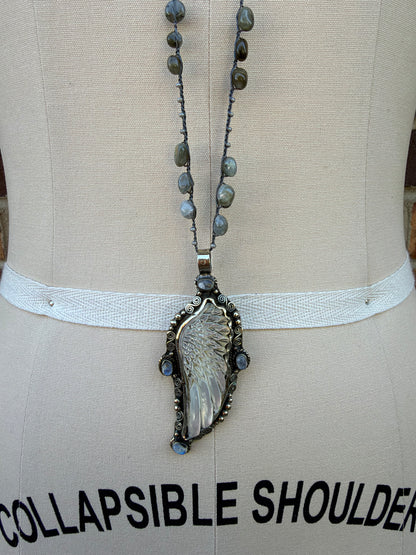 Feather in Flight Necklace